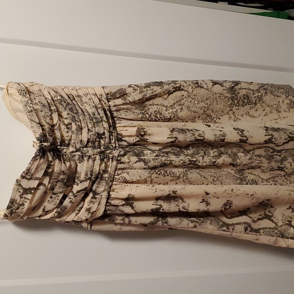 H&M Strapless Snakeskin Jewelled Cocktail Dress - Picture 2 of 4